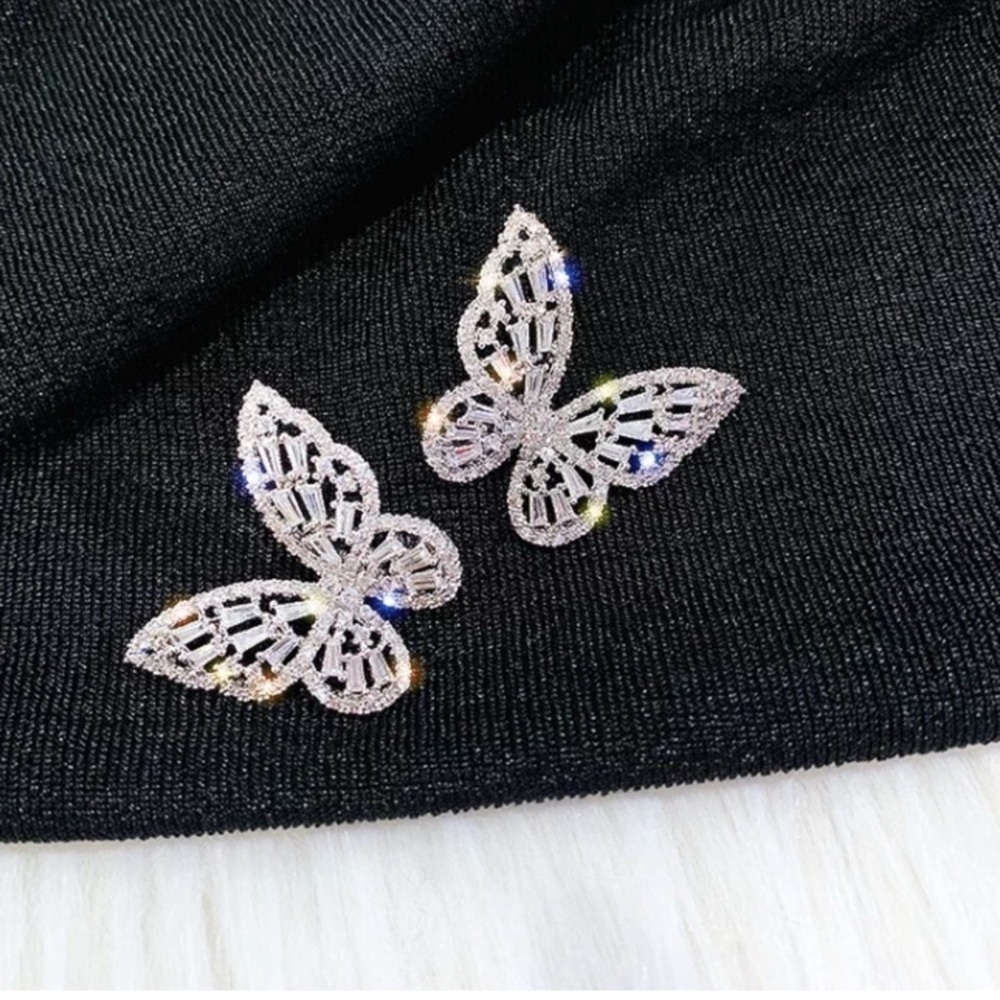 Beautiful Butterfly Stud Earrings